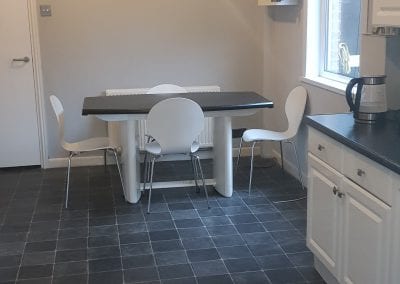 Semi-independent accommodation kitchen