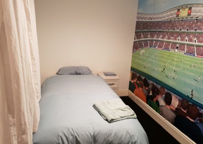 Semi-independent accommodation bedroom