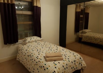 Semi-independent accommodation bedroom